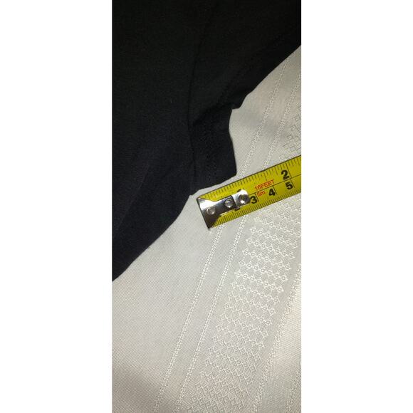 Vintage Y2K Dots Store Black Tshirt Top Basic Stretch NEW NWT Short Sleeves XL - Picture 10 of 12